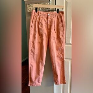 Sundry Coral Cargo Pants NWT